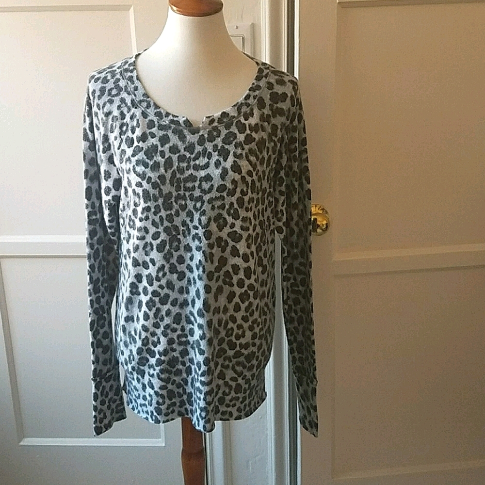 Michael Stars leopard print pullover